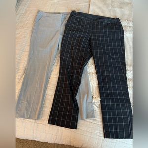 Set of 2 cropped dress pants size 10